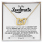 To My Soulmate | Interlocking Hearts necklace