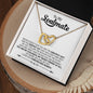 To My Soulmate | Interlocking Hearts necklace