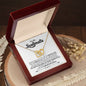 To My Soulmate | Interlocking Hearts necklace
