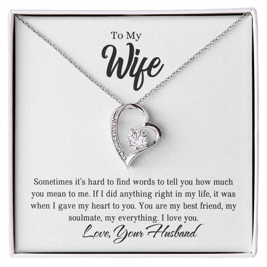 To My Wife | Forever Love Necklace